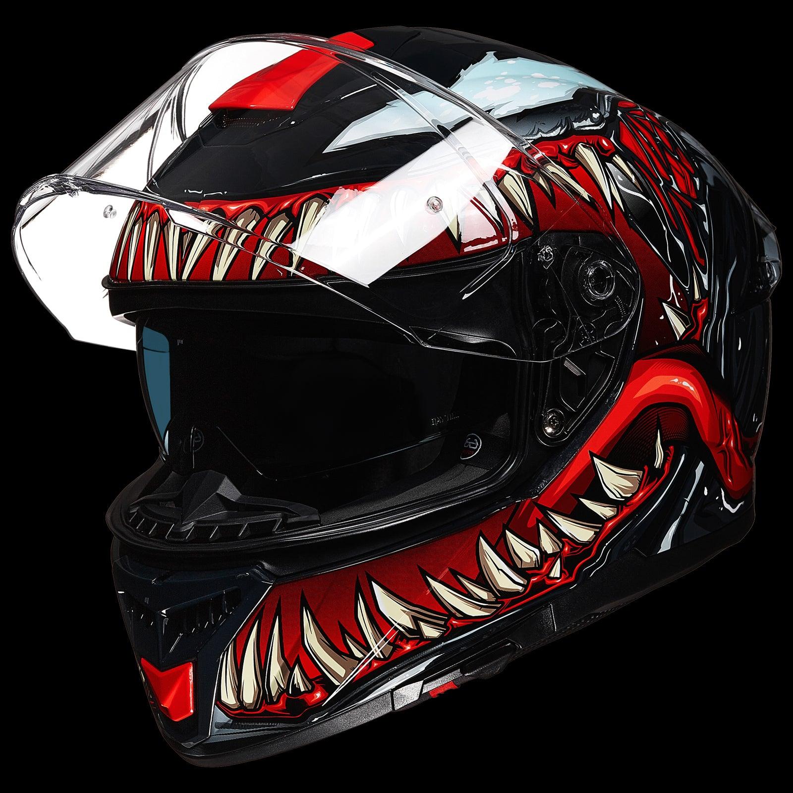 ILM Full Face Motorcycle Helmet Model 861A - ILM