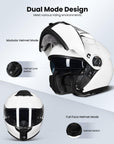 ILM Motorcycle Modular Full Face Helmet Model 159 - ILM