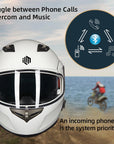 ILM Bluetooth Integrated Modular Flip up Full Face Motorcycle Helmet Model 953PRO - ILM
