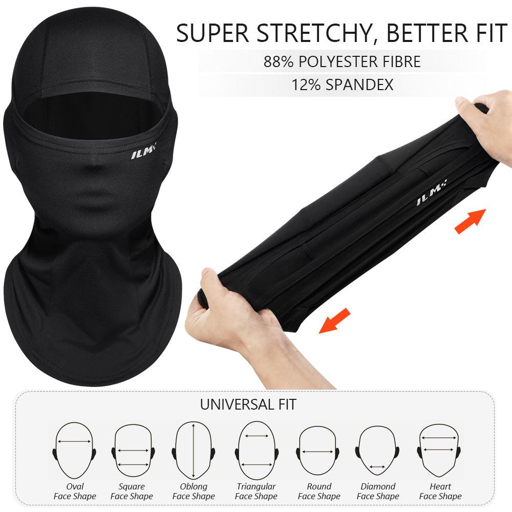balaclava for motorcycle helmet ILM Motorcycle Balaclava Face Mask Model FM01