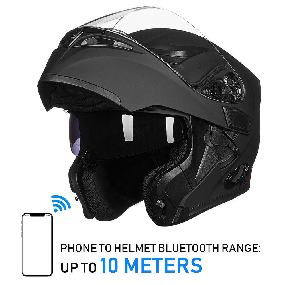 ILM Modular Flip up Full Face Bluetooth Motorcycle Helmet Model 902BT - ILM