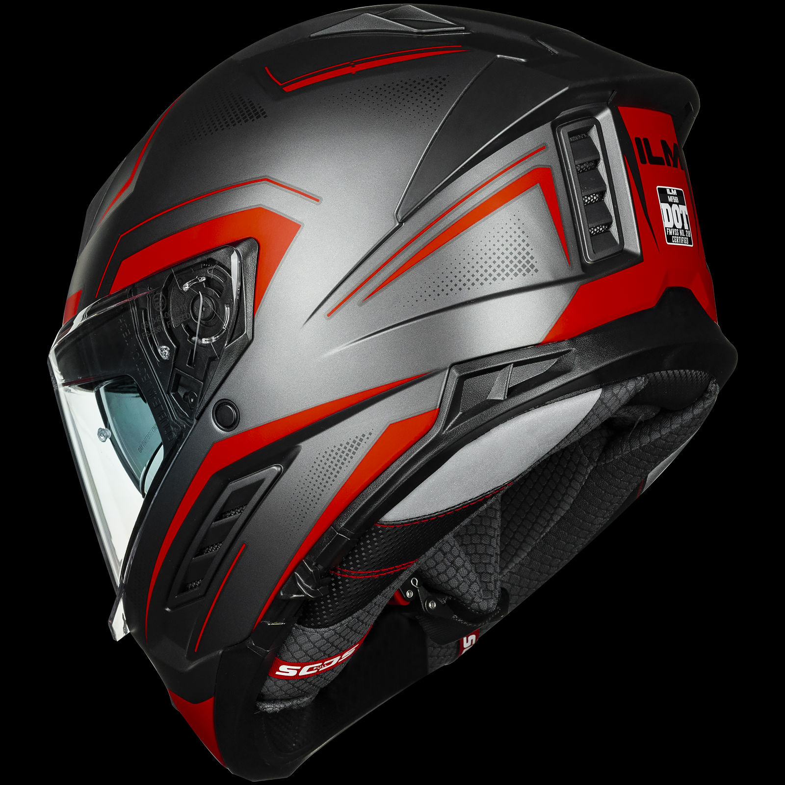 ILM Motorcycle Full Face Helmets Street Racing Helmet Model MF568