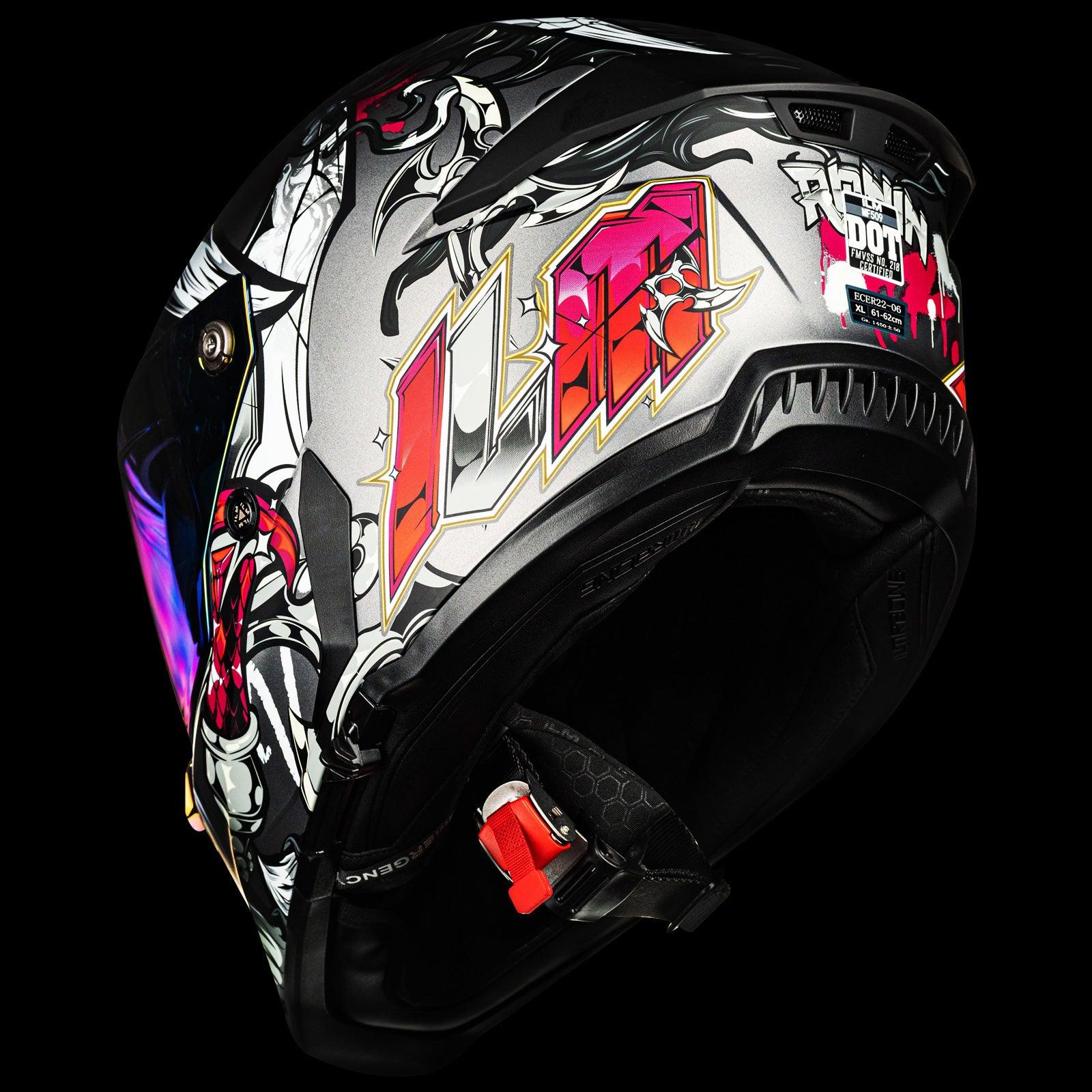 ILM Full Face Motorcycle Helmets Racing Helmet Model MF509 - ILM