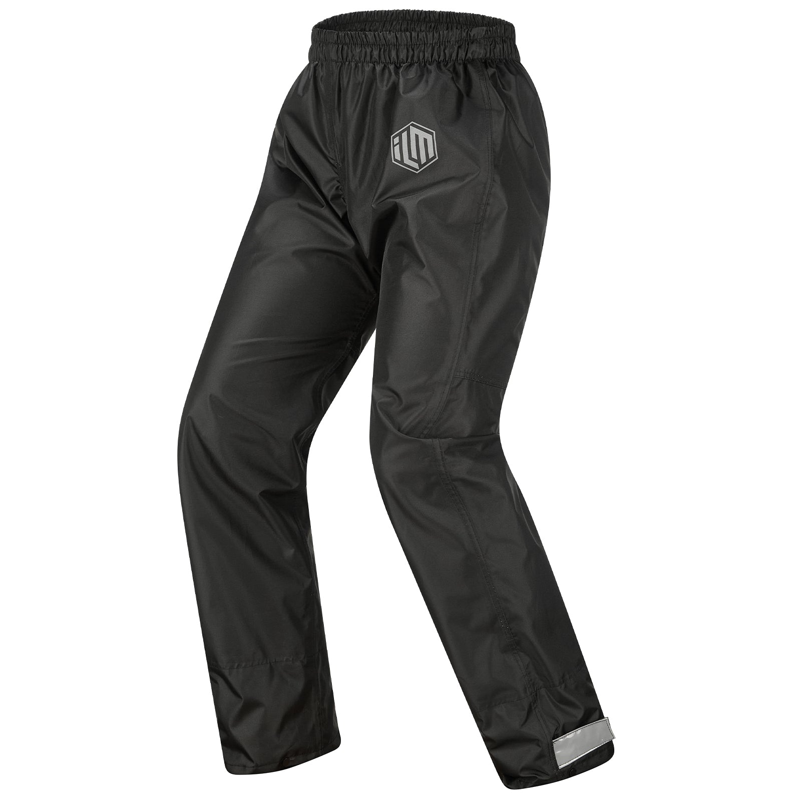 ILM Motorcycle Rain Suit for Men 2 Piece Waterproof Jacket and Pants Hidden Shoe Cover Breathable Reflective Model RS03