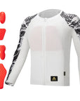 ILM Motorcycle Armor Flow Shirt for Men Women Mesh Riding Jacket Body Chest CE Protective Padded Model AF01 - ILM