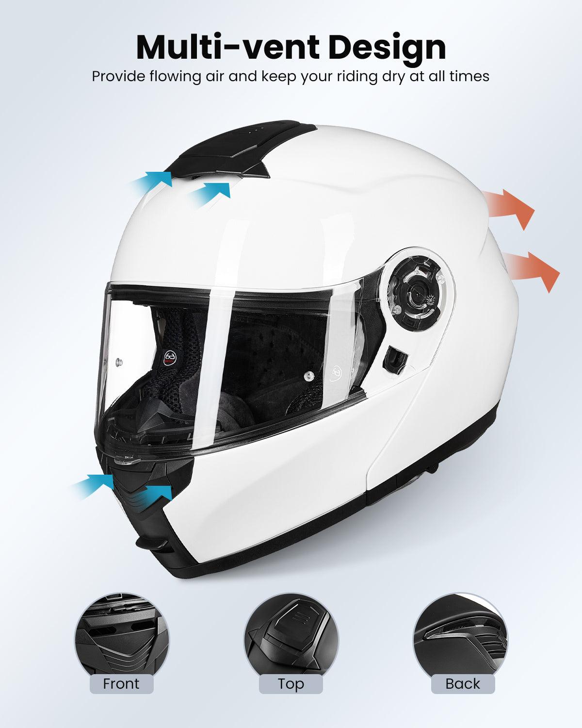 ILM Motorcycle Modular Full Face Helmet Model 159