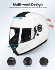 ILM Motorcycle Modular Full Face Helmet Model 159 - ILM