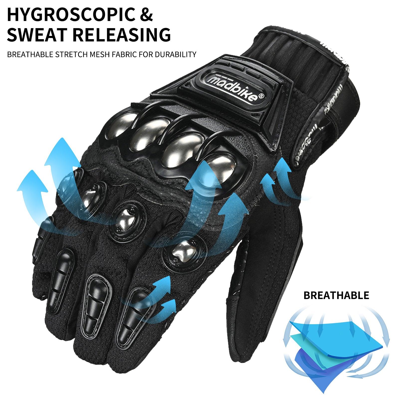ILM Motorcycle Powersports Racing Gloves Model 10C - ILM