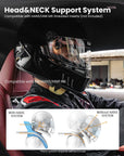ILM Snell SA2020 Approved Auto Racing Lightweight Fiberglass Full Face Helmets Model 890 - ILM