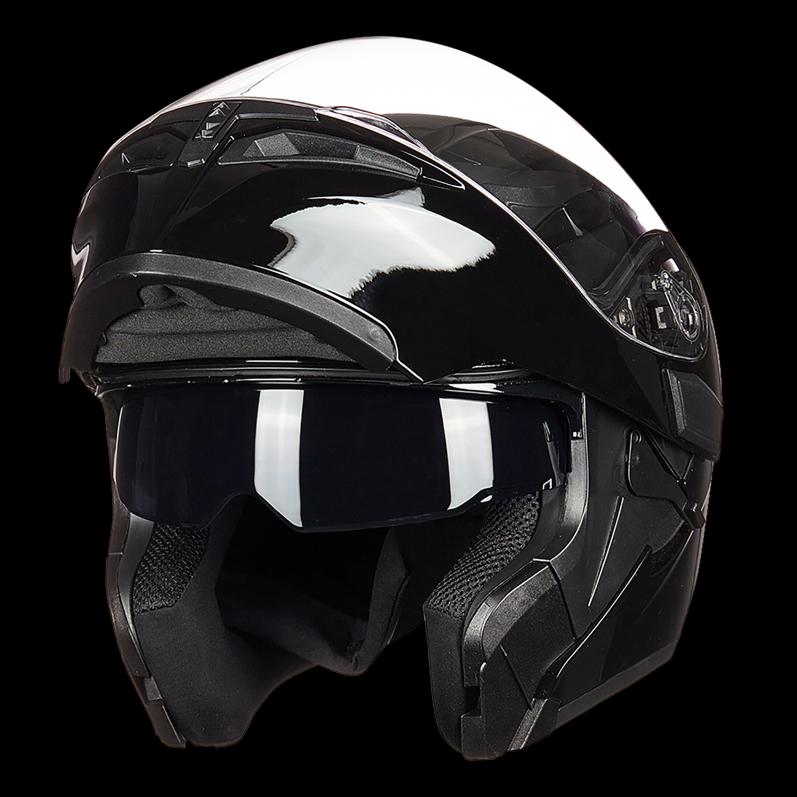 ILM Motorcycle Modular Full Face Helmet Model 902 RedBlack / S