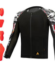 ILM Motorcycle Armor Flow Shirt for Men Women Mesh Riding Jacket Body Chest CE Protective Padded Model AF01 - ILM