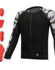 ILM Motorcycle Armor Flow Shirt for Men Women Mesh Riding Jacket Body Chest CE Protective Padded Model AF01 - ILM