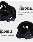 ILM Flip Up Full Face Modular Motorcycle Helmet Model 115 - ILM