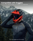 ILM Adult Mountain Bike Helmet Full Face Lightweight BMX MTB Helmet ASTM CPSC CE Certified Cycling Helmet Model ZL-B068 - ILM