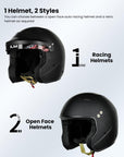 ILM Snell SA2020 Open Face Auto Racing Helmet Model R85 - ILM