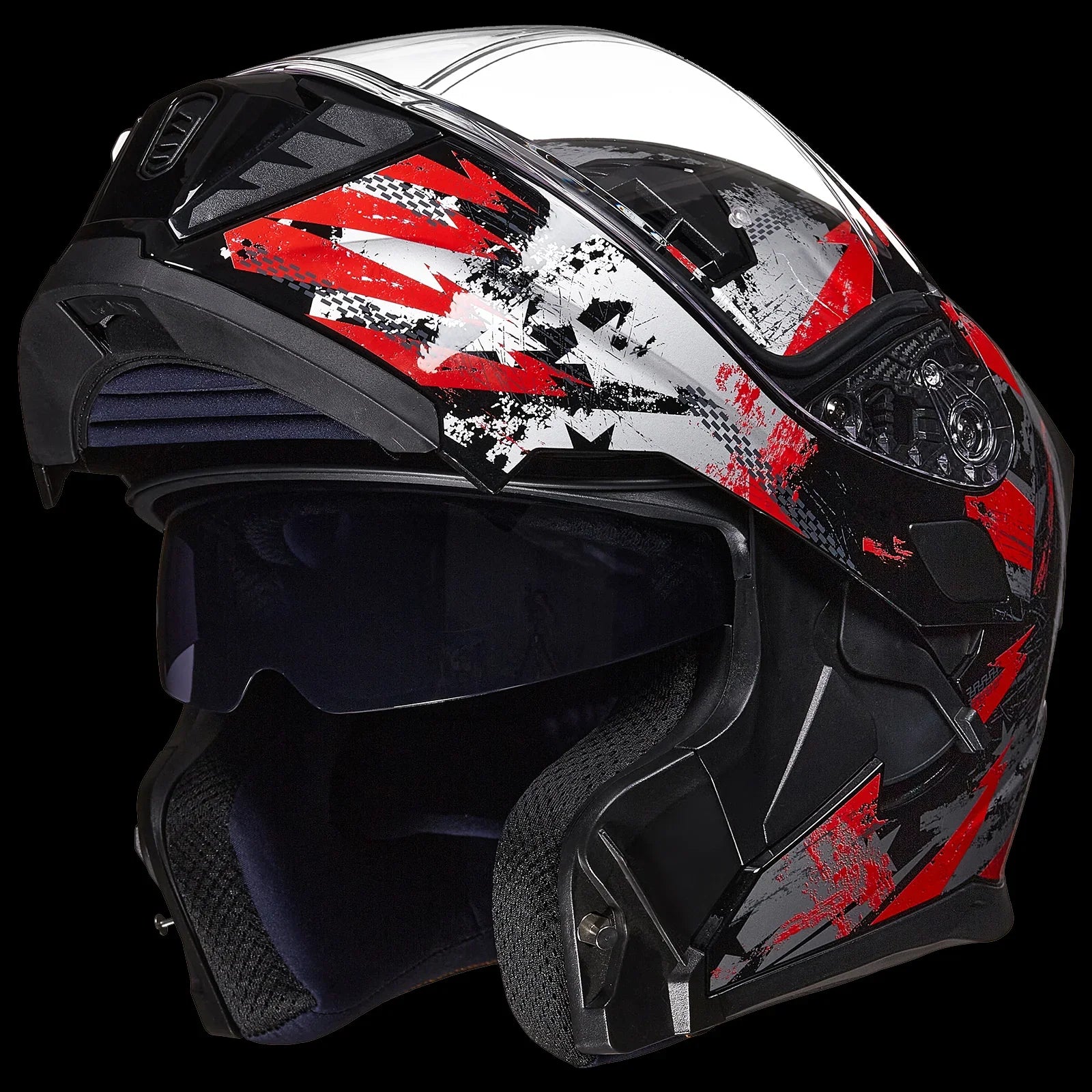detachable full face helmet mt Demon United FR Link System Mountain Bike Fullface with Removable Chin Guard- Includes Head Cinch Adjuster and Padded Fit Kit Maximum Protection Features an EPP collarbone impact system and chinbar shock pads ILM Motorcycle Modular Full Face