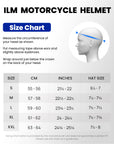 ILM Full Face Motorcycle Helmet DOT Approved Powersports Street Racing Cascos para Motos Model MF510A