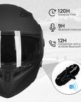 ILM Modular Flip up Full Face Bluetooth Motorcycle Helmet Model 902BT PRO - ILM