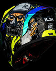 ILM Full Face Motorcycle Helmet Model Z501 - ILM