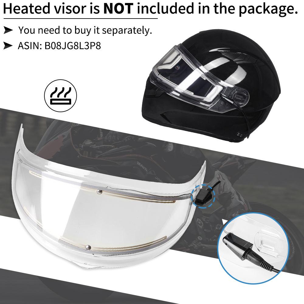 ILM Motorcycle Snowmobile Full Face Helmet Model 129 - ILM