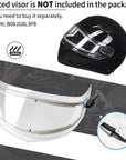 ILM Motorcycle Snowmobile Full Face Helmet Model 129 - ILM