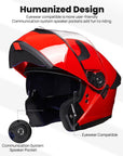 ILM Adult Motorcycle Modular Full Face Helmet Model WS206