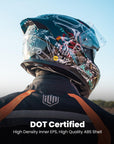 ILM Full Face MIPS Motorcycle Helmet Model 129M - ILM