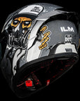 ILM Full Face Motorcycle Helmet Model Z501 - ILM
