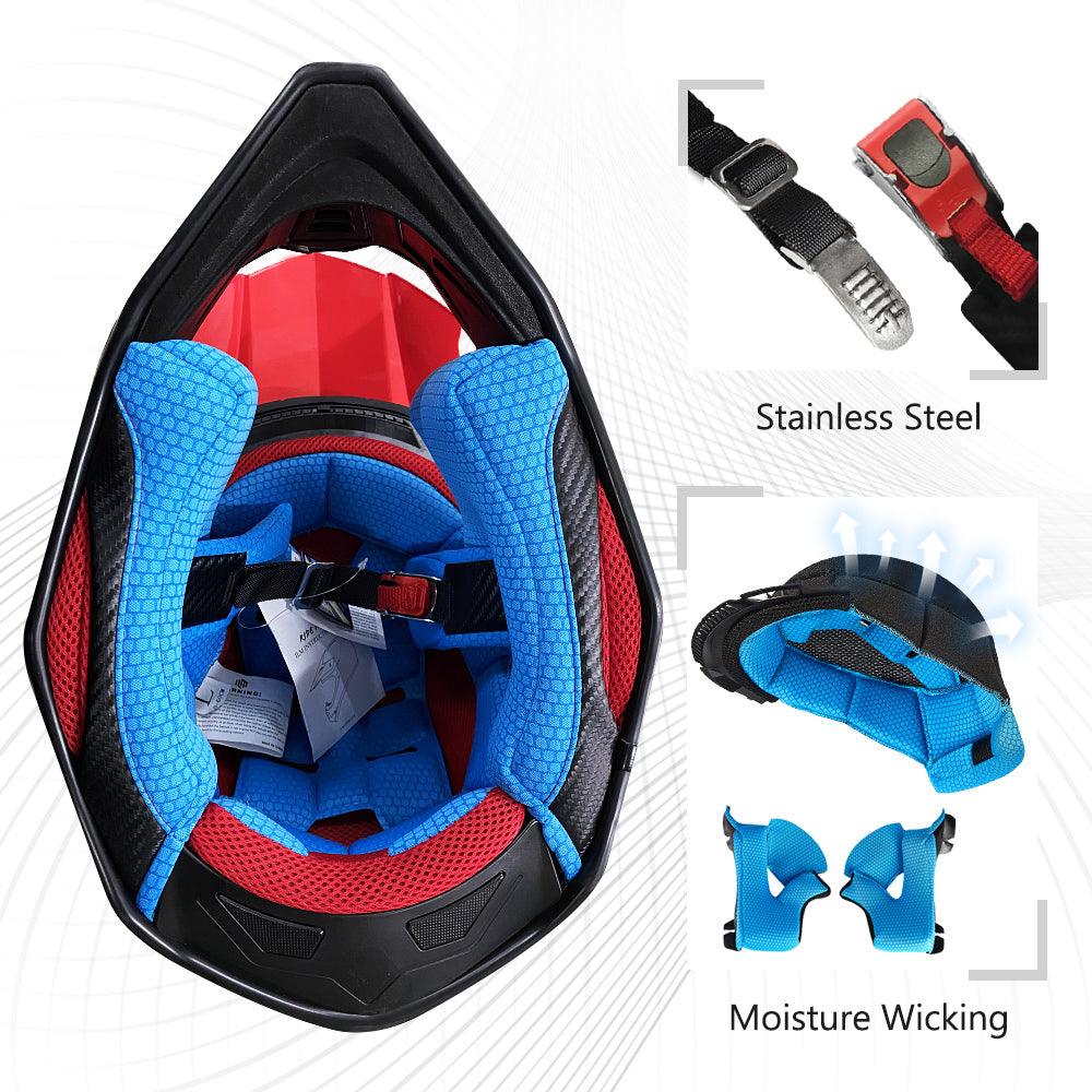 ILM Adult Dirt Bike Helmet Model 216 - ILM