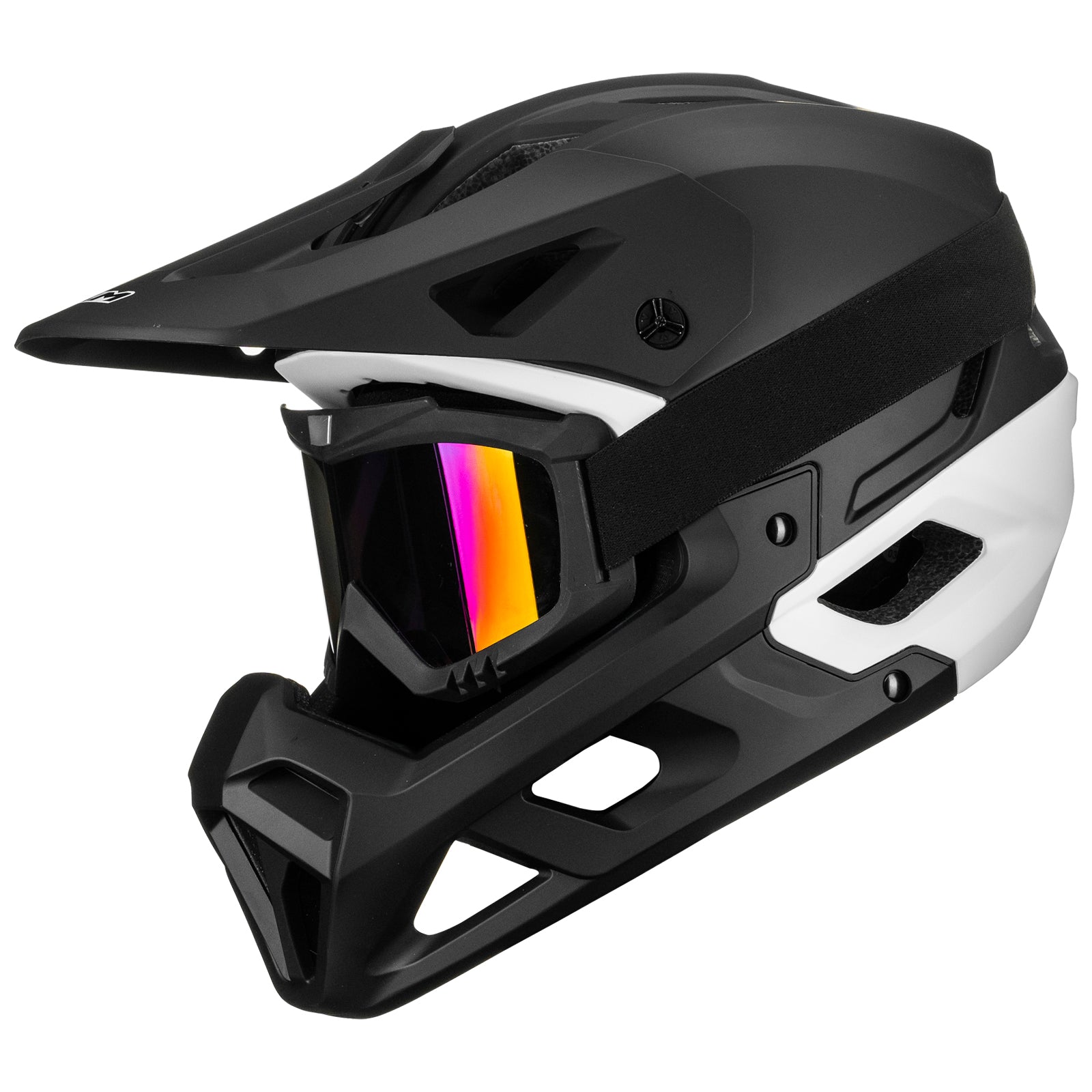 ILM Full Face Mountain Bike Helmet ASTM CPSC Adult with Adjustable Vis ILM Full Face Mountain Bike Helmet ASTM CPSC Adult with Adjustable Vis
