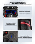 ILM Carbon Fiber Snell M2020D Full Face Motorcycle Adventure Helmet Model L13 - ILM