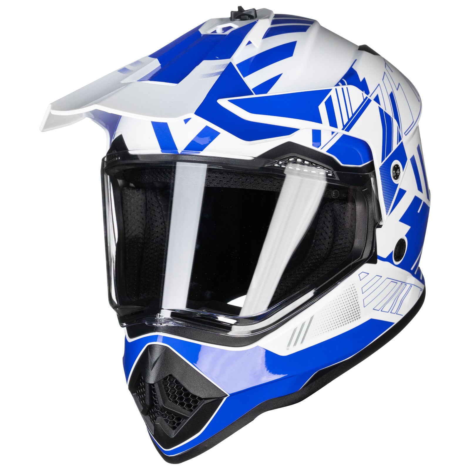 bike helmets motorbike Blue White / YS ILM Youth Dirt Bike Helmets ATV Motocross BMX Off Road  Motorbike Model WS906