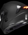 ILM Motorcycle Modular Full Face Helmet LED Tail Light Model 906L