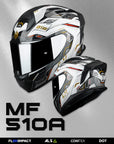 ILM Full Face Motorcycle Helmet DOT Approved Powersports Street Racing Cascos para Motos Model MF510A