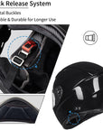 ILM Motorcycle Snowmobile Full Face Helmet Model 129 - ILM