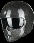 ILM Fiberglass Open Face Motorcycle 3/4 Helmet Lightweight Vintage Helmet Model MO310P