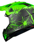 ILM Adult Dirt Bike Helmets Motocross ATV Off Road Helmet with Goggles Gloves Mask DOT Model WS901