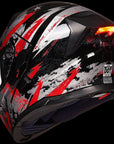 ILM Motorcycle Modular Full Face Helmet LED Tail Light Model 906L