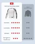 ILM Motorcycle Armor Flow Shirt for Men Women Mesh Riding Jacket Body Chest CE Protective Padded Model AF01 - ILM