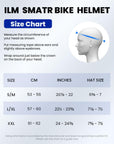 ILM Smart Adult Bike Helmet Model E3-12LS and Bluetooth Ear Pad - ILM