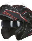 ILM Motorcycle Modular Full Face Helmet Model 902LED - ILM