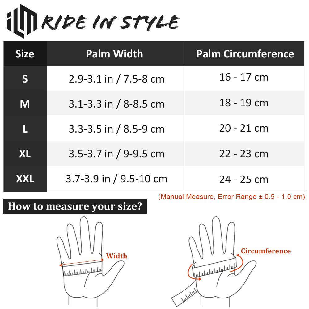 ILM Motorcycle Gloves Model GST301 - ILM