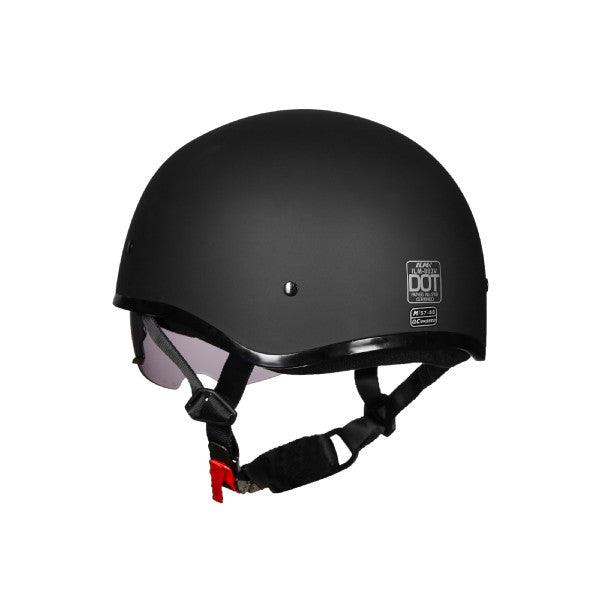 ILM Half Face Motorcycle Helmet Model 883V Matte Black / L ILM Half Face Motorcycle Helmet Model 883V Matte Black / L