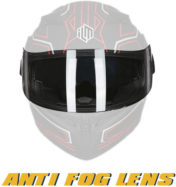 ILM Anti Fog Visor for Motorcycle Helmets (Fits 902/902BT/902L Helmets) - ILM