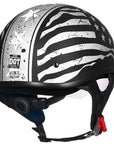 ILM Motorcycle Open Face Half Helmet Model 205V - ILM