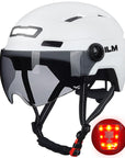 ILM Bike Helmet with USB Rechargeable LED Front and Back Light Model E3-10L - ILM