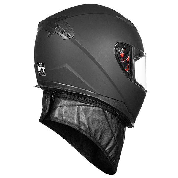 ILM Full Face Motorcycle Street Bike Helmet Model JK313 MATTE Black / S ILM Full Face Motorcycle Street Bike Helmet Model JK313 MATTE Black / S
