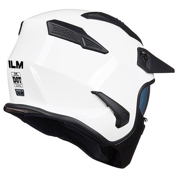 ILM Open Face Motorcycle 3/4 Half Helmet Model 726X - ILM