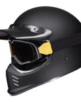 ILM Vintage Full Face Motorcycle Helmets Model Z502 - ILM
