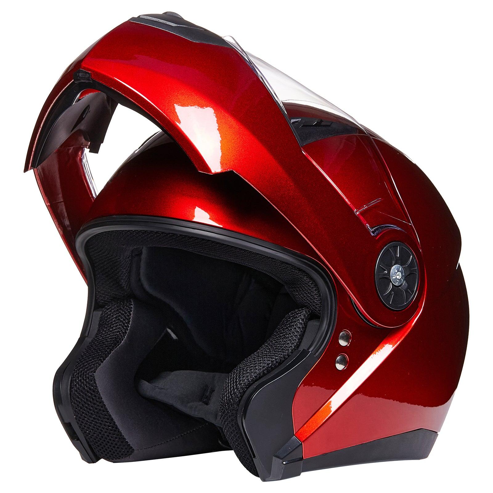 ILM Flip Up Full Face Modular Motorcycle Helmet Model 115 - ILM